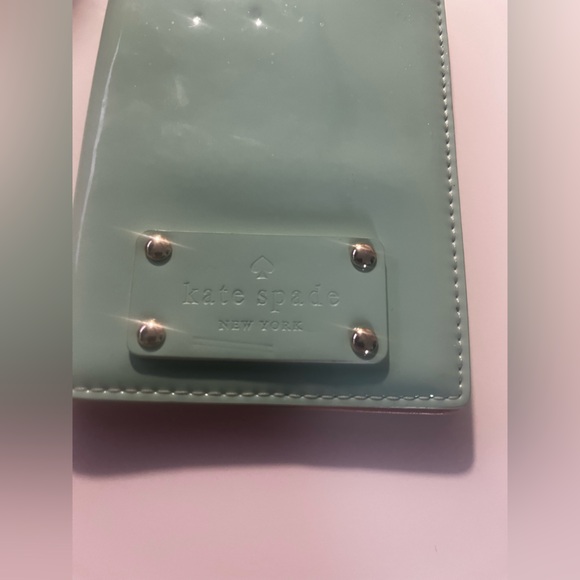 Kate Spade Mint Green passport Wallet - Picture 2 of 7